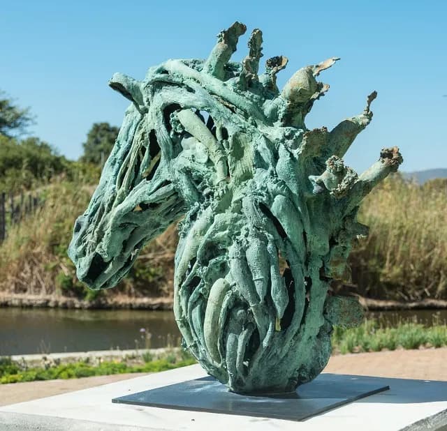 Bronze sculpture cast for Janko de Beer