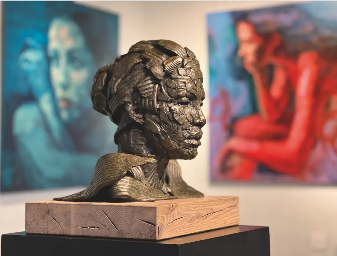 Bronze sculpture cast for Lionel Smit